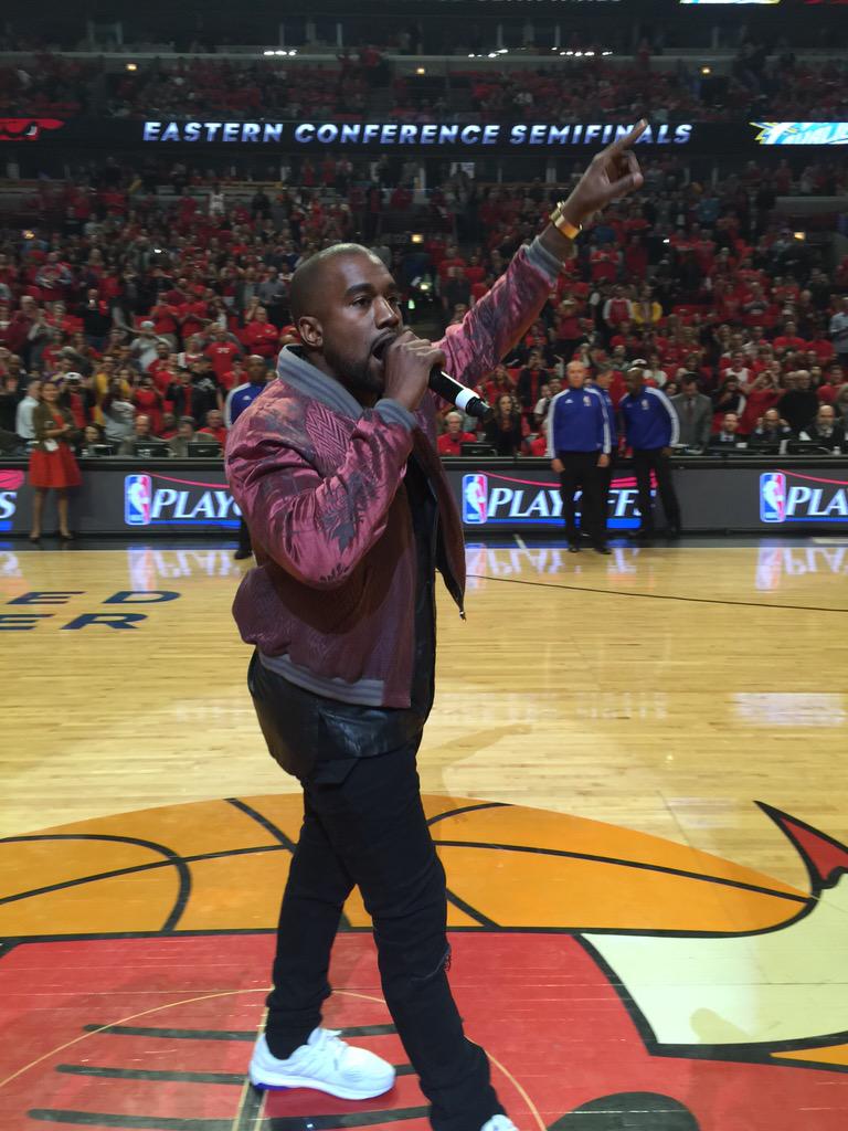 Kanye West Is At The Bulls Game, Wore the adidas Energy Boost Again | Sole  Collector