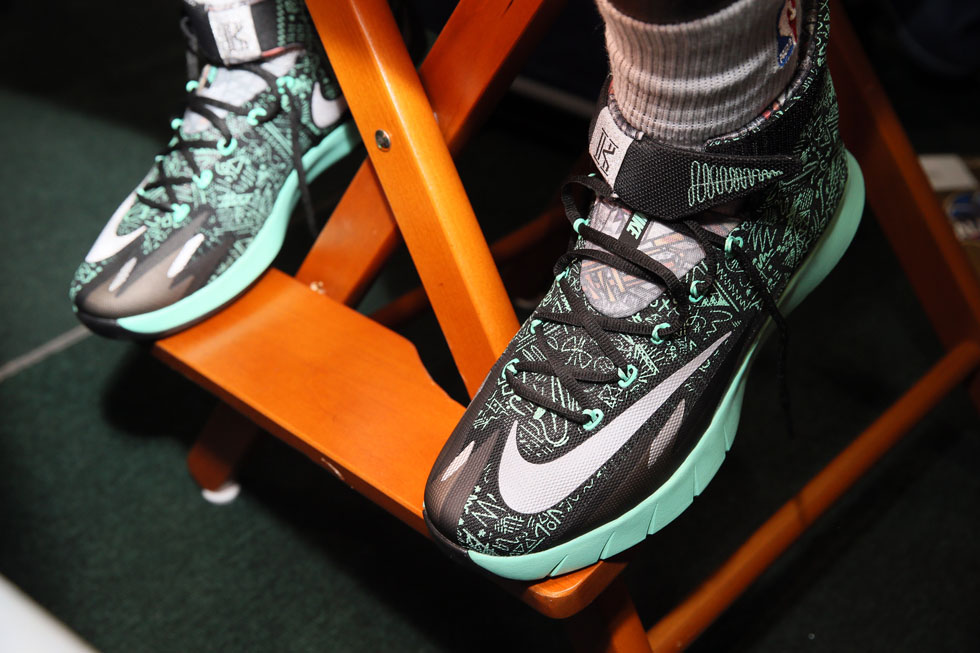 Kyrie Irving wearing Nike Zoom Crusader All-Star