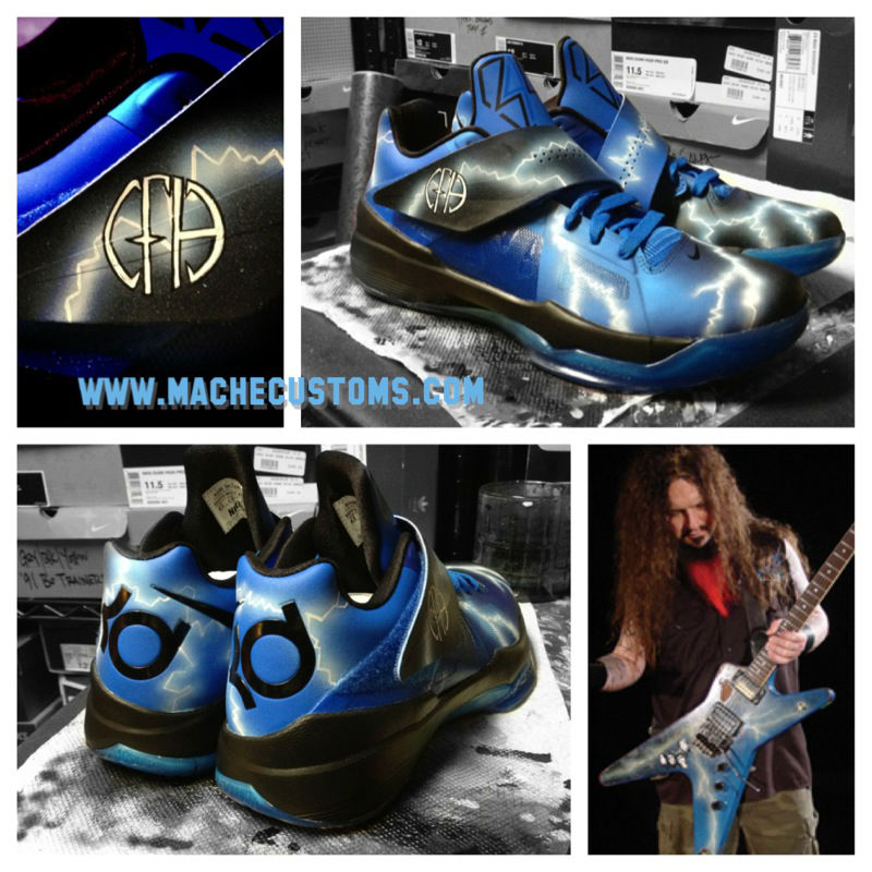 Nike Zoom KD IV Dimebag Darrell by Mache Custom Kicks (3)