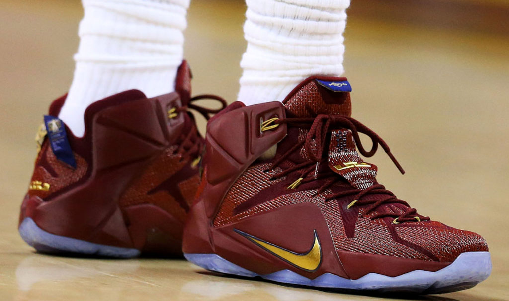 lebron maroon and gold