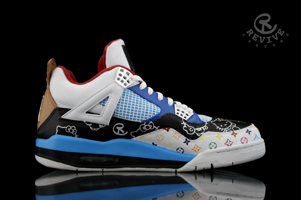 Air Jordan 4 What the Fake? by Revive Customs