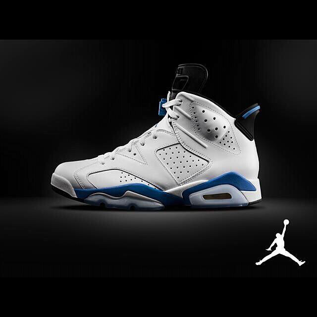 Air jordan 6 hot sale retro sport blue