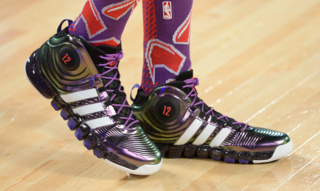 Dwight Howard wearing adidas D Howard 4 All-Star