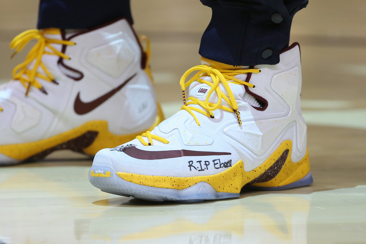 lebron james shoes last night