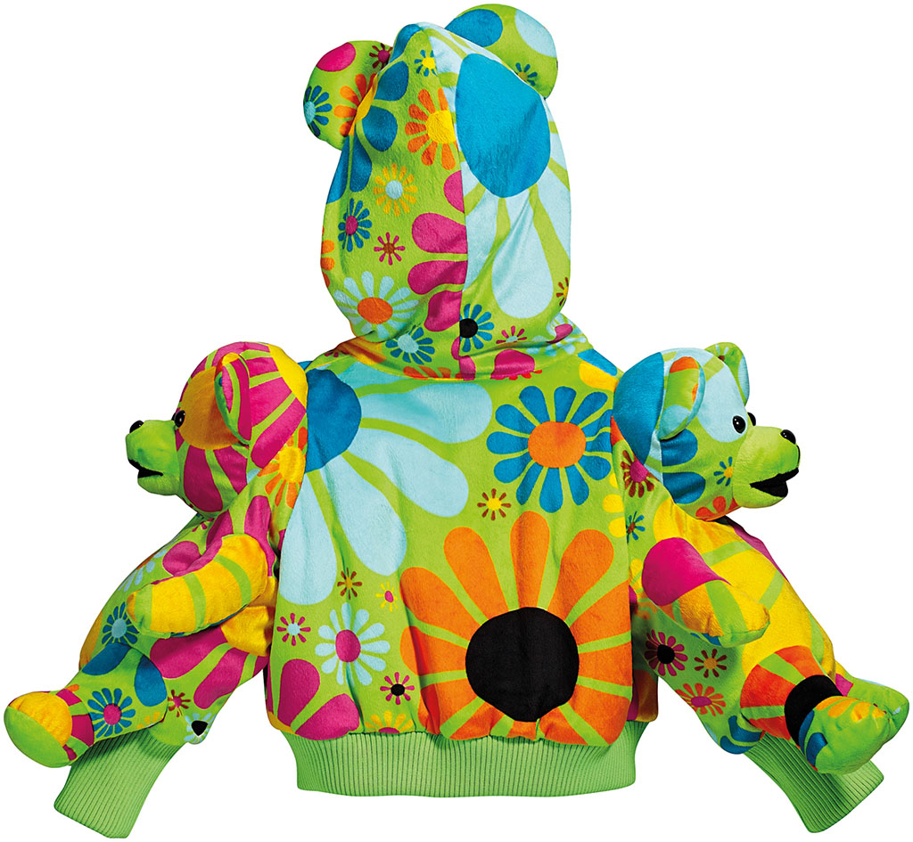 adidas Originals JS Women's Bear Hoodie Psychedelic W62894 (2)