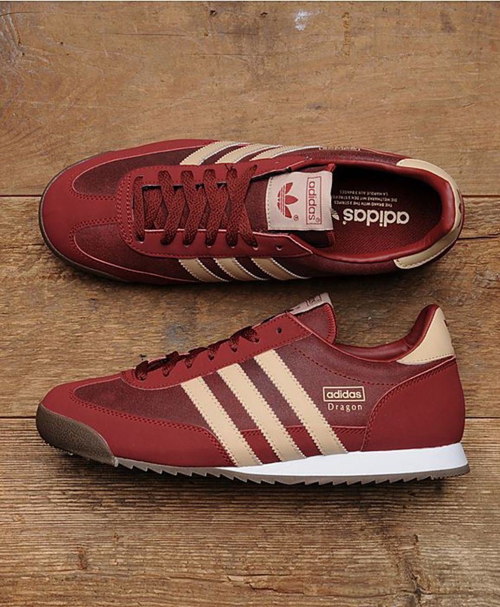 adidas dragon burgundy