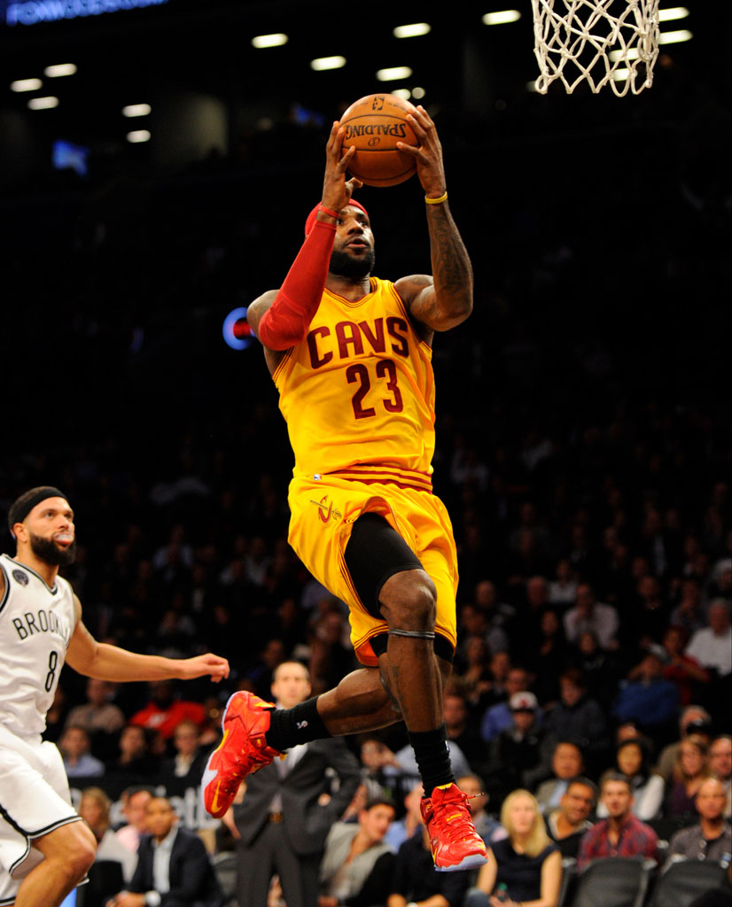 SoleWatch: Up Close With LeBron James' Red/Yellow Nike LeBron 12 PE