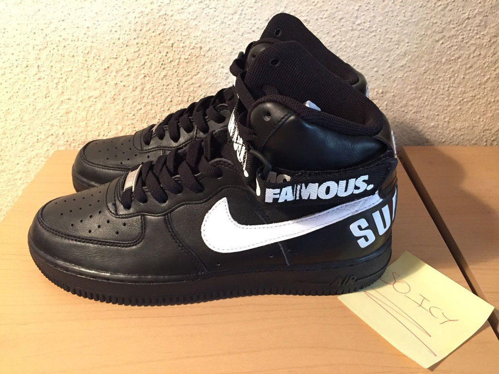 Supreme x Nike Air Force 1 High Black (1)