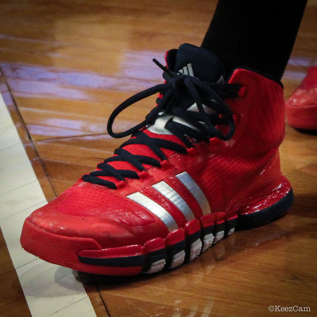 Sole Watch // Up Close At MSG for Nets vs Wizards - John Wall wearing adidas Crazyquick PE