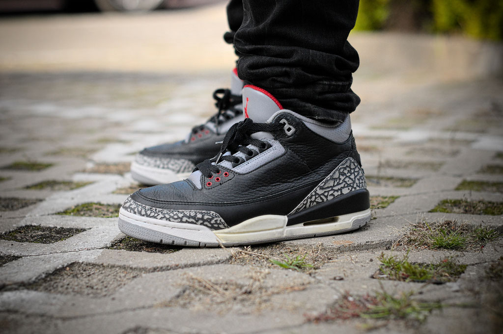 snide in the 'Black Cement' Air Jordan III 3 Retro '01