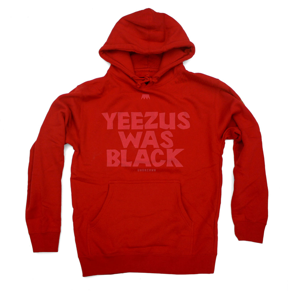 UNDRCRWN Black Yeezus Hoodie Red (1)