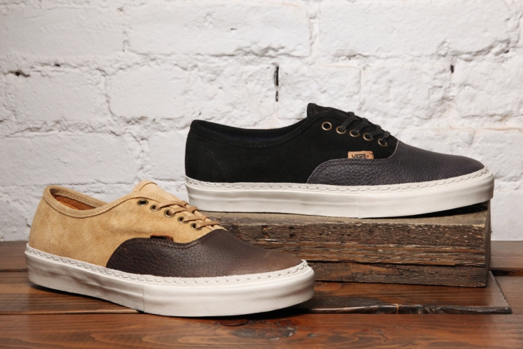 Vans cheap leather suede