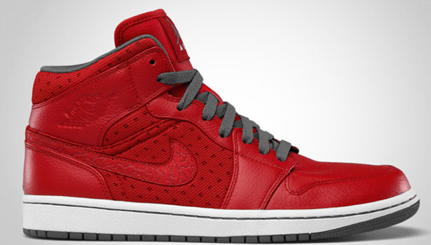 Air Jordan 1 Phat Mid - Varsity Red/Cool Grey-White | Complex