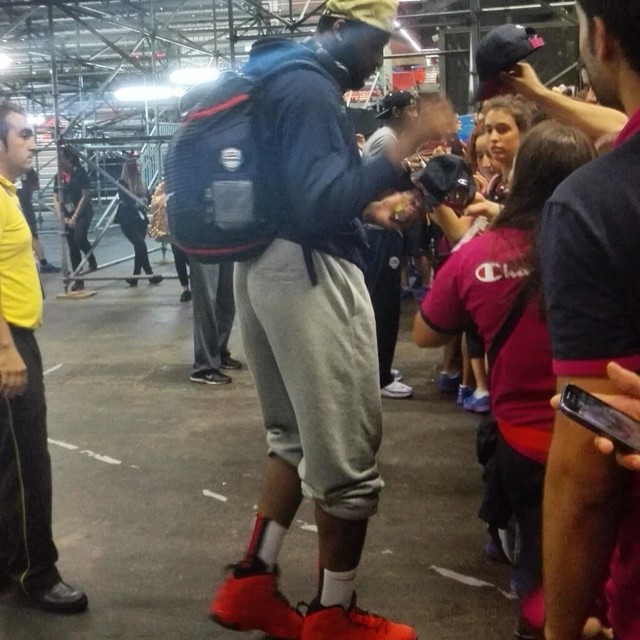 Andre Drummond wearing Air Jordan IX 9 Motorboat Jones