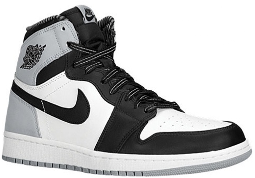 air jordan black grey and white