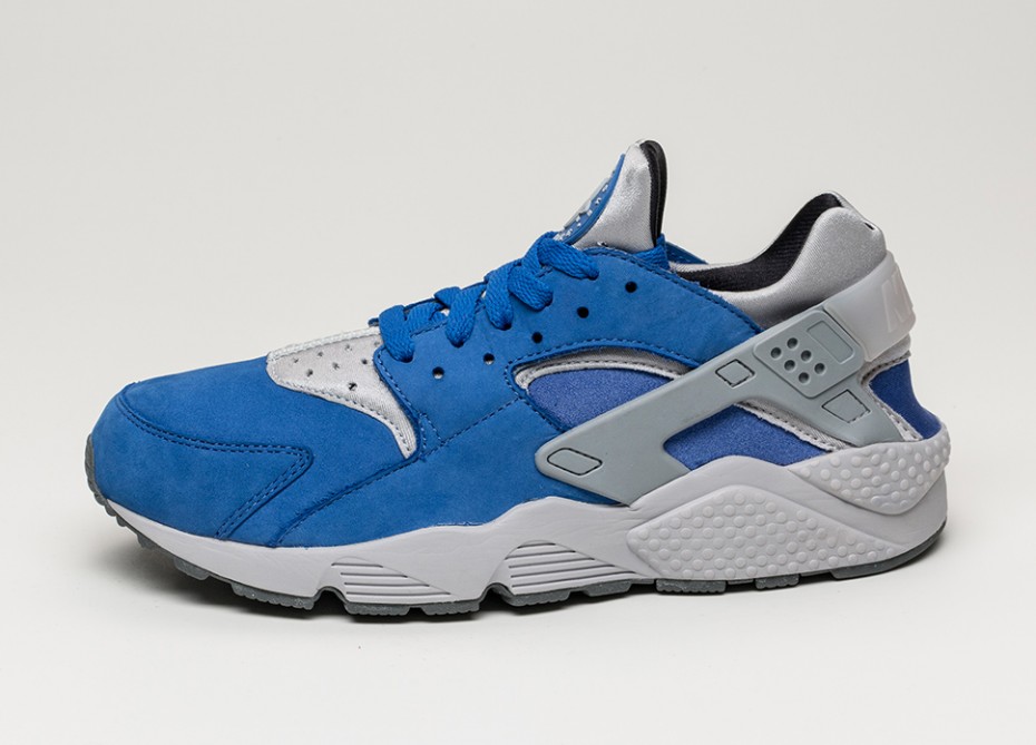 nike huarache mens blue and grey