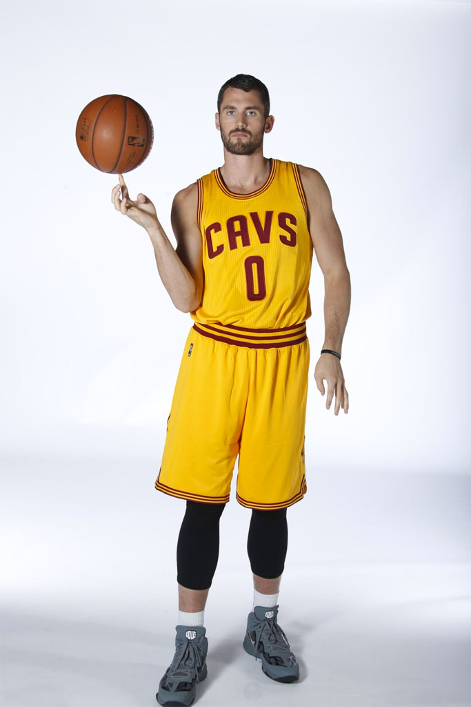 Kevin Love wearing 361 Love 3.0