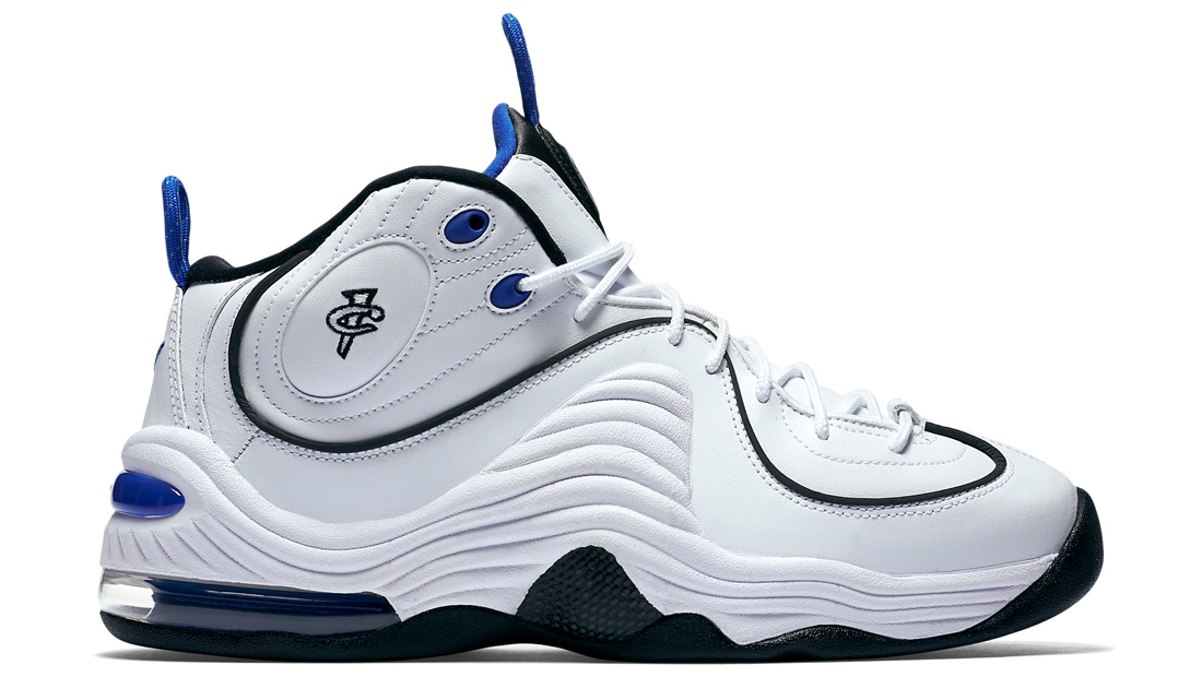 nike air penny 2 white blue