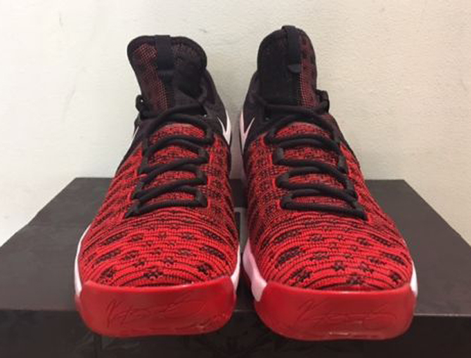 red and black kd shoes