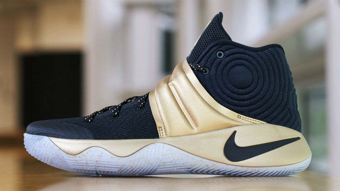 kyrie irving shoes gold