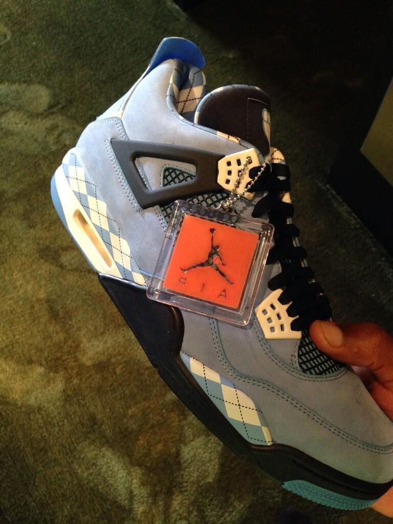 Marcus Jordan Picks Up Air Jordan 4 North Carolina