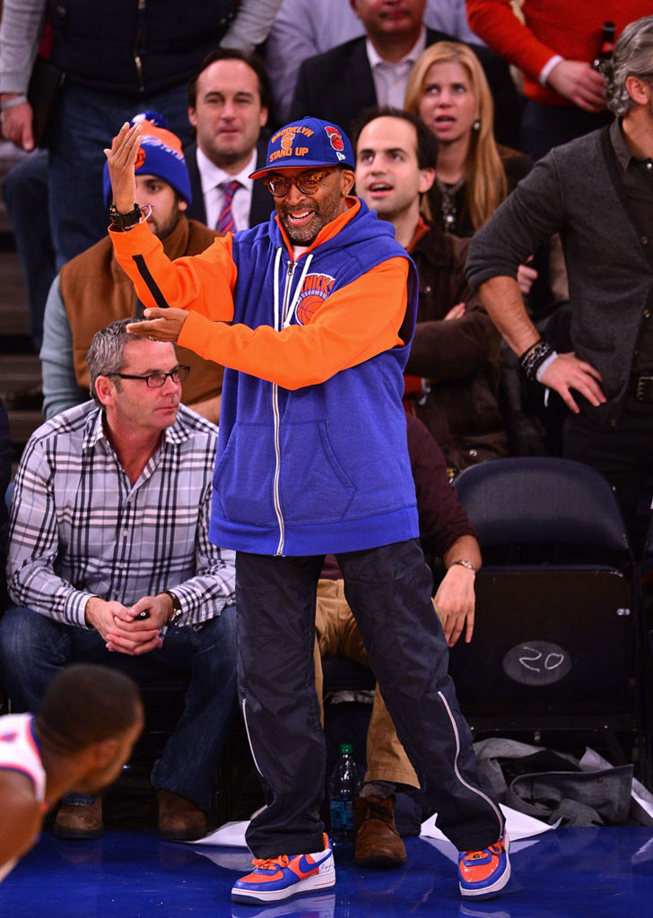 Spike Lee wearing Nike Air Force 1