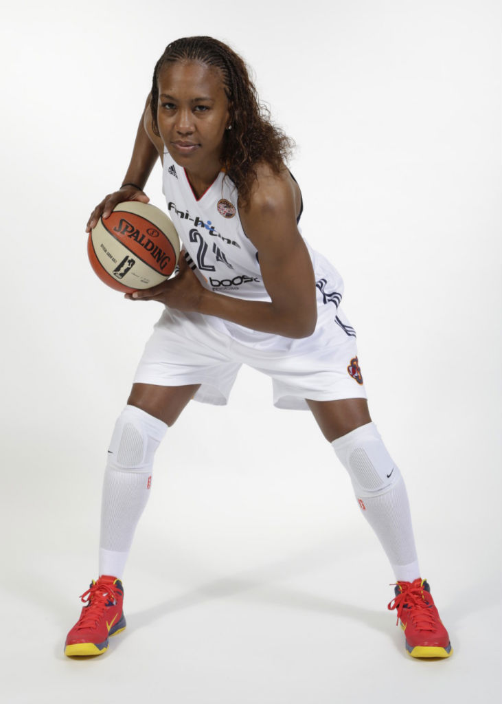 Tamika Catchings wearing Nike Hyperquickess PE