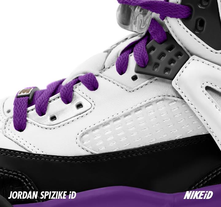 Jordan Spiz'ike NIKEiD White Black Purple (2)