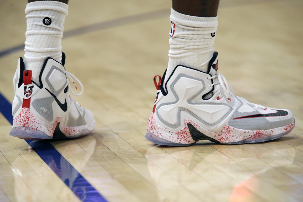 lebron james friday the 13th shoes