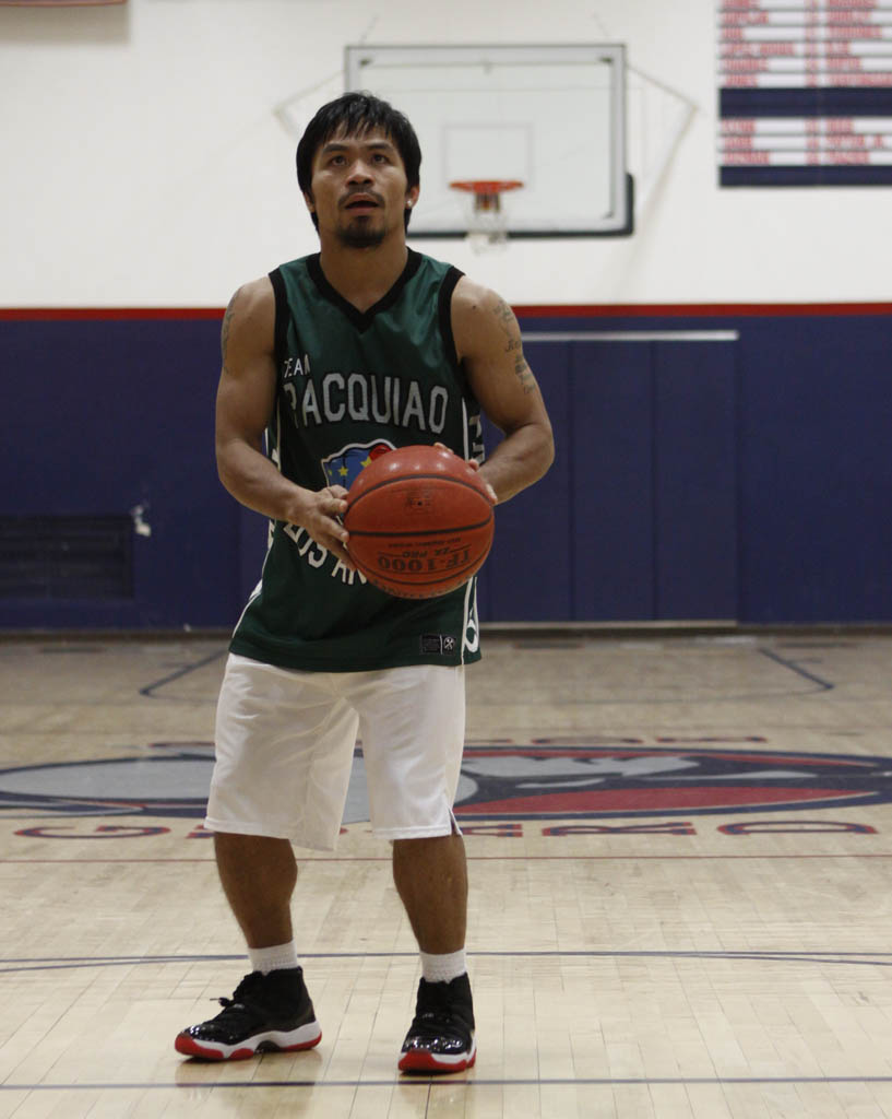 Manny Pacquiao wearing Air Jordan XI 11 Nike Shoes (2)