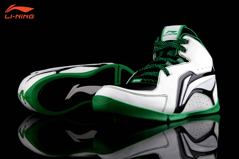 Li-Ning Shaq Zone White Green Black Celtics