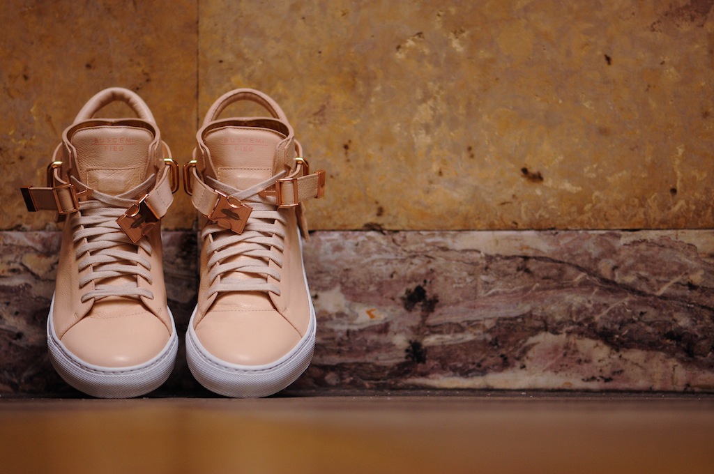 Ronnie Fieg for Buscemi 100MM Veg Tan Rose Gold Complex