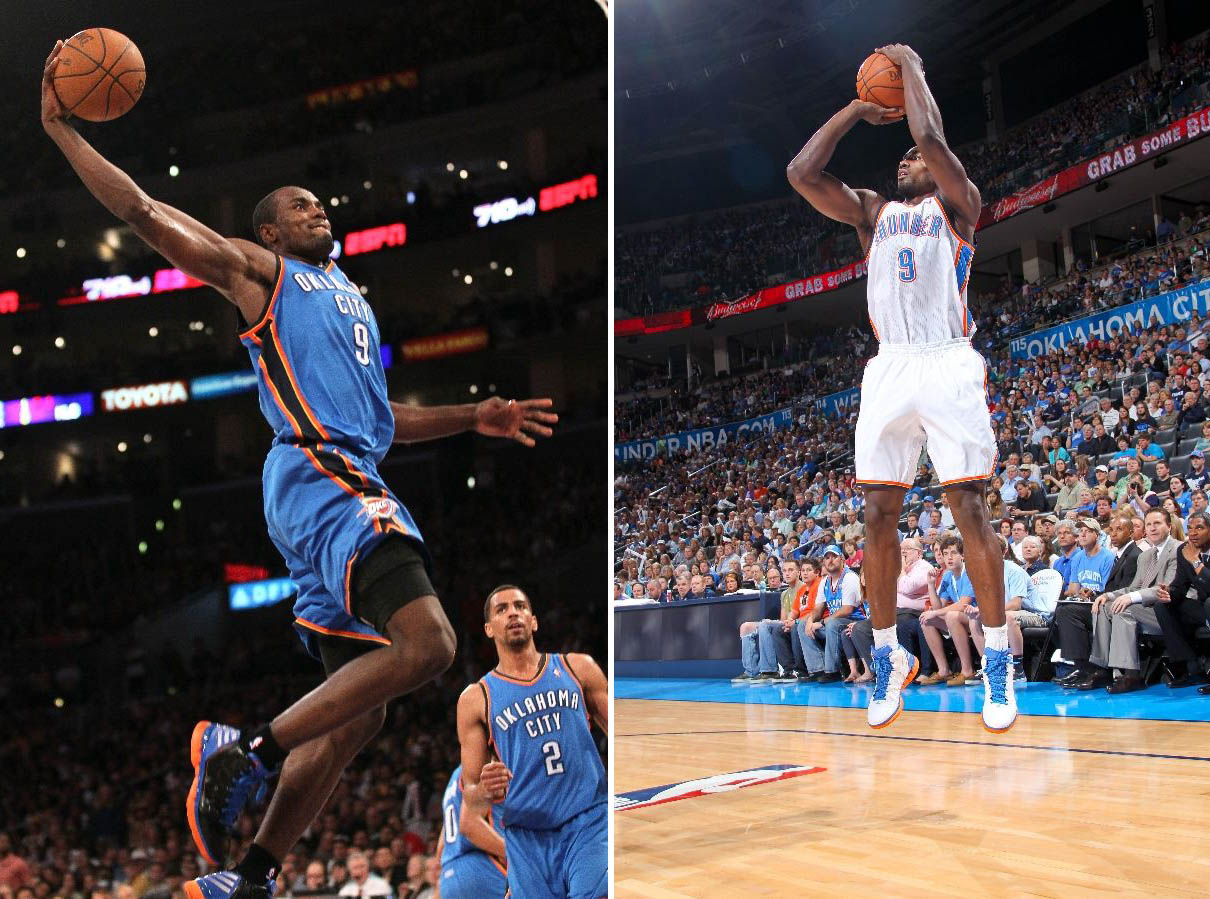  adidas Serge Ibaka Oklahoma City Thunder NBA Blue