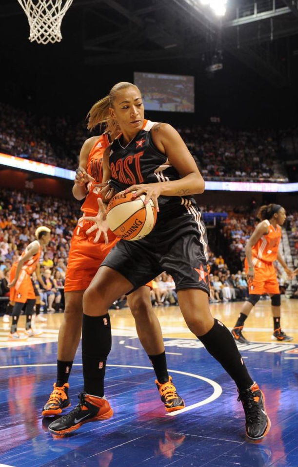 Erika de Souza wearing Nike Hyper Quickness All-Star PE