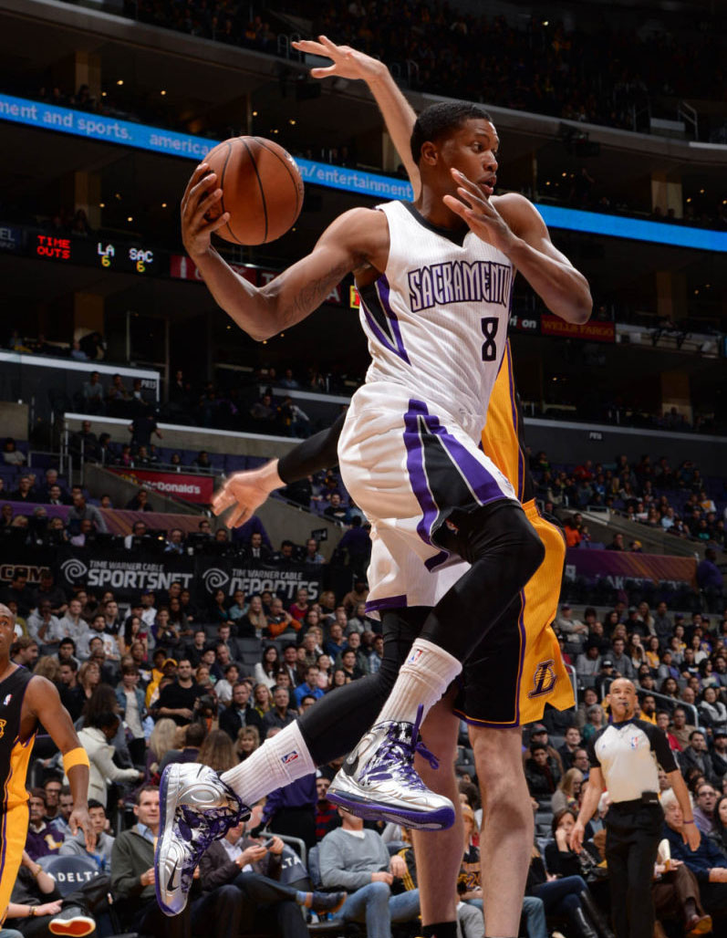 Rudy Gay wearing Nike Air Max Hyperposite PE