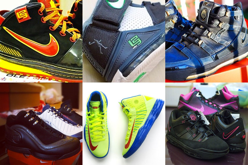 lebron james sneaker collection