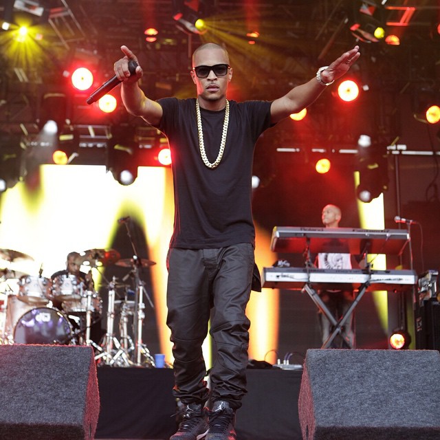 T.I. wearing Air Jordan 3Lab5 Metallic