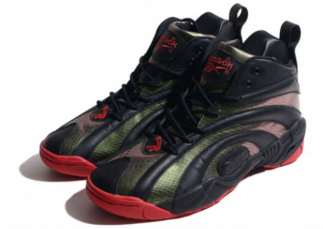 Reebok Shaqnosis Black Red Snake