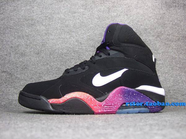 Nike Air Force 180 High Black Court Purple Rave Pink White 537330-017 (1)
