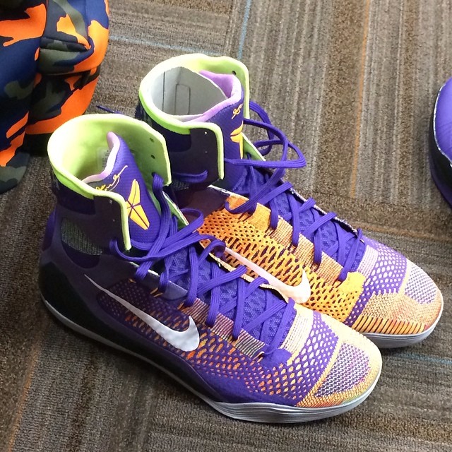 Nike Kobe 9 Elite Purple White Orange Grey