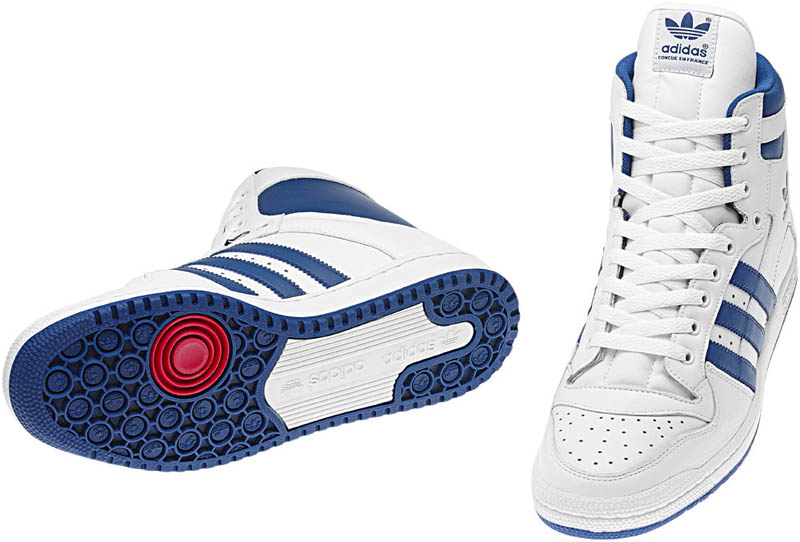 adidas Originals Decade Hi White Bluebird Lone Blue G50791