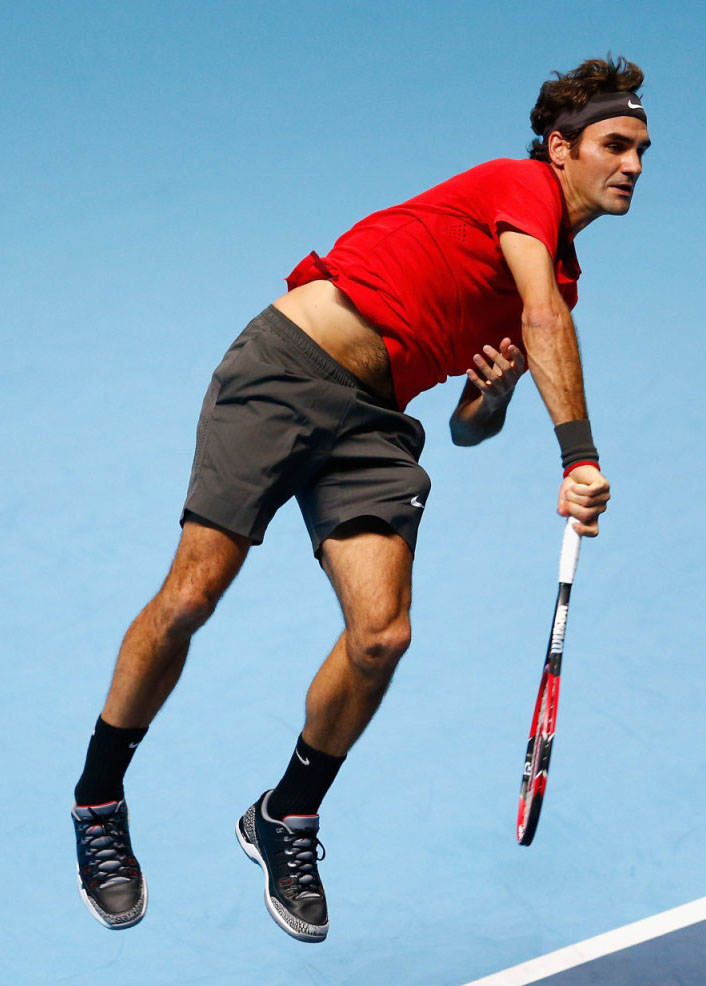 Federer 2025 black shoes