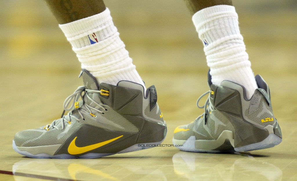 lebron 12 gray