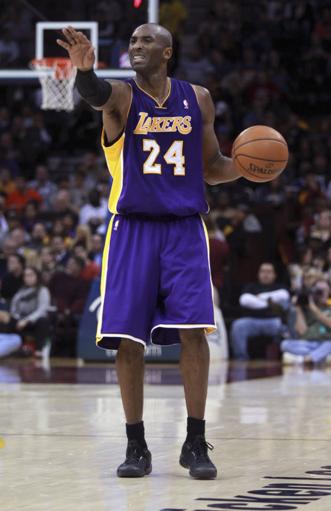 Kobe bryant hot sale wearing kobe 1