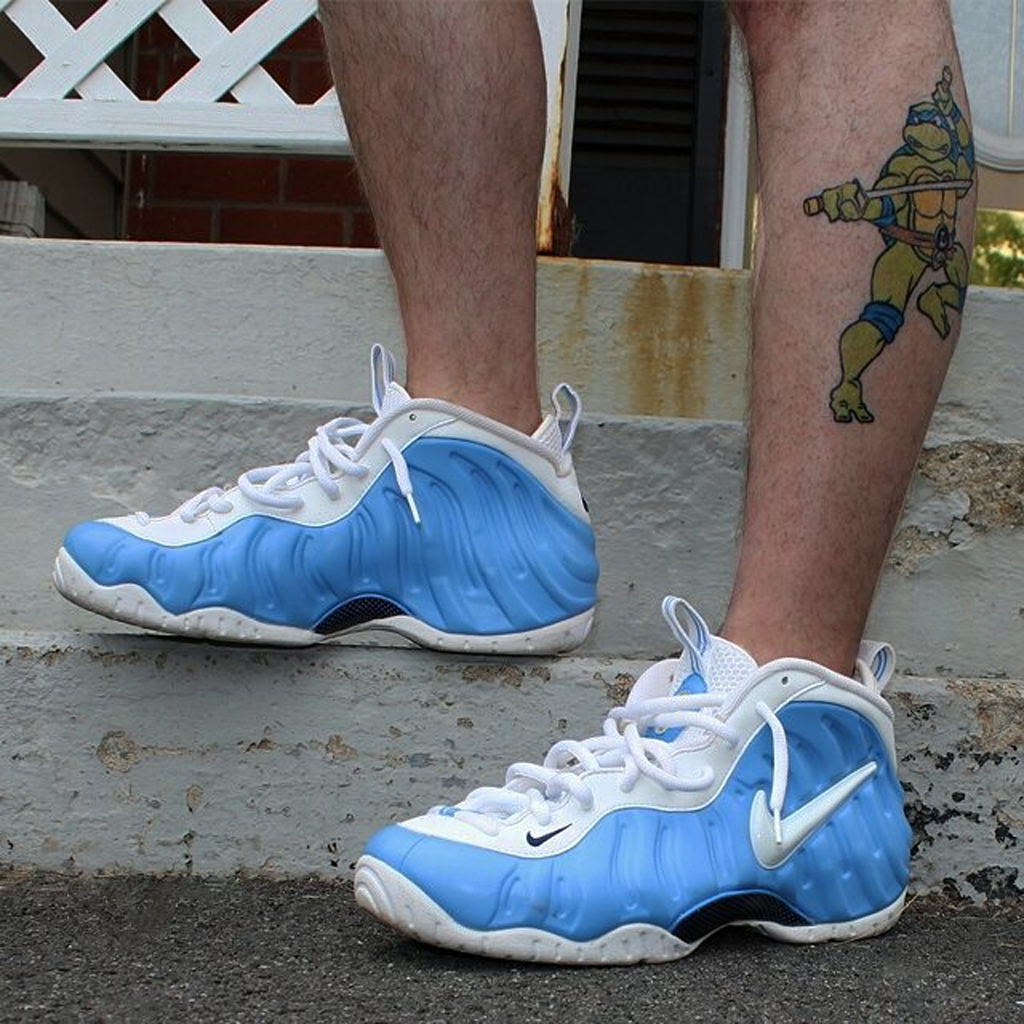 carolina blue foamposite