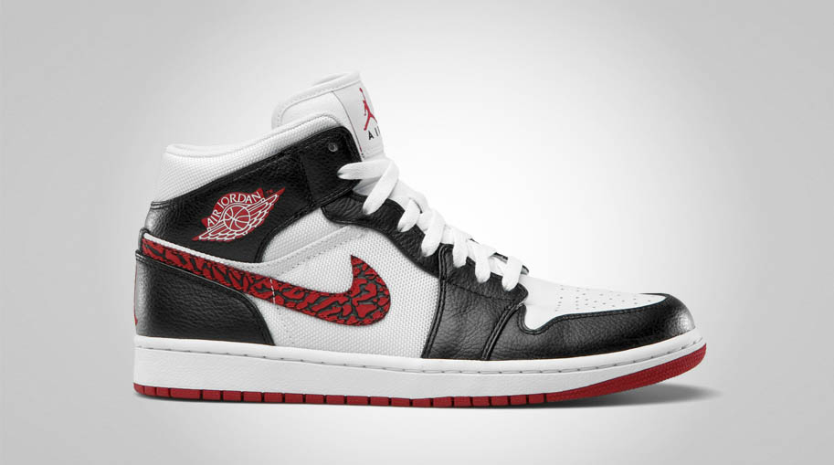 Air jordan 1 clearance white varsity red black