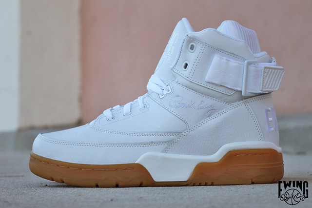 patrick ewing shoes all white