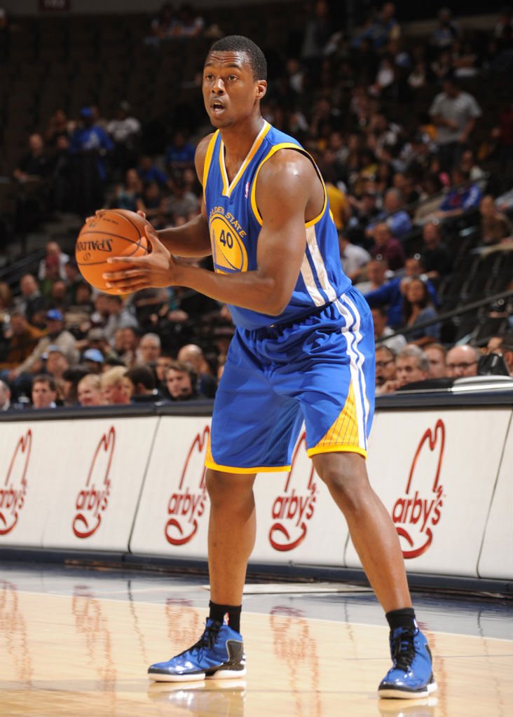 Harrison Barnes wearing adidas Rose 773 Blue