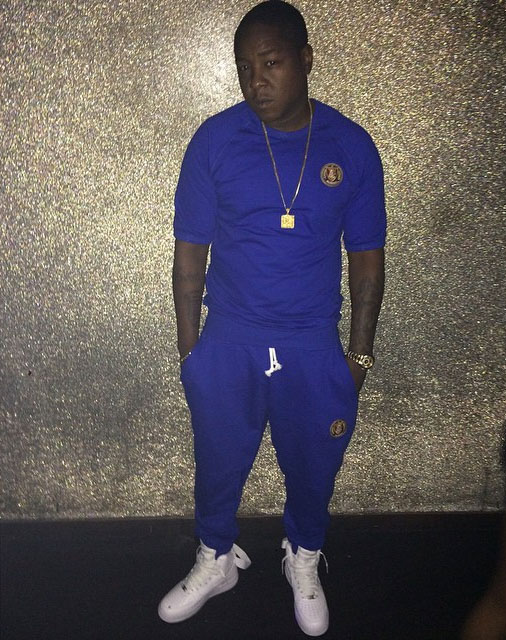 Jadakiss wearing Nike Air Force 1 High