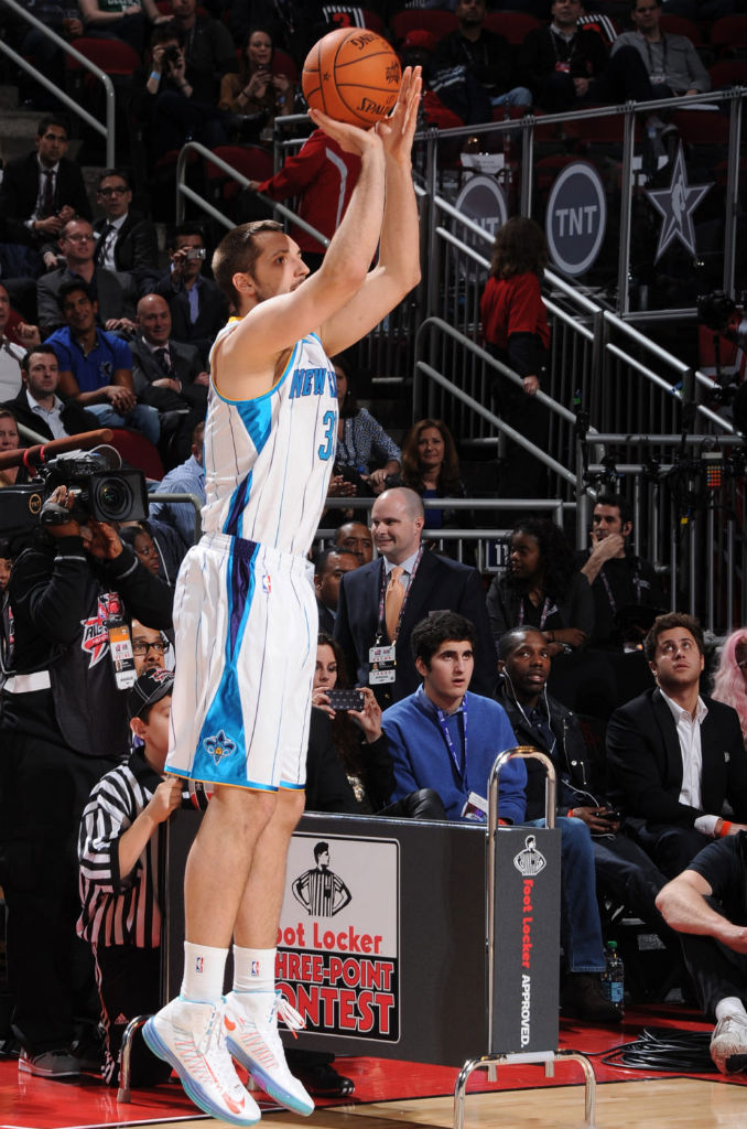 Ryan Anderson wearing Nike Lunar Hyperdunk PE